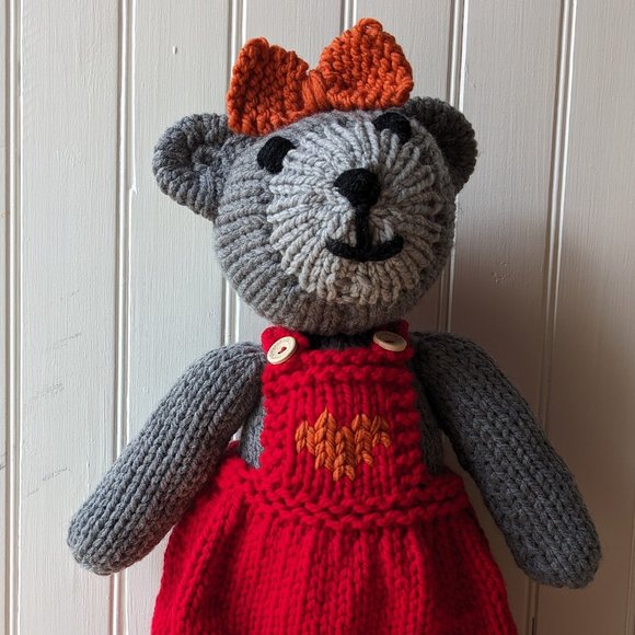 Meet Bonnie - Hand made Tricot bear baby birthday gift 24 inches - Picture 2 of 2